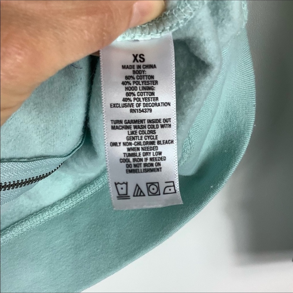 Aeropostale Full Zip Hooded Sweatshirt Sz XS - Picture 6 of 7